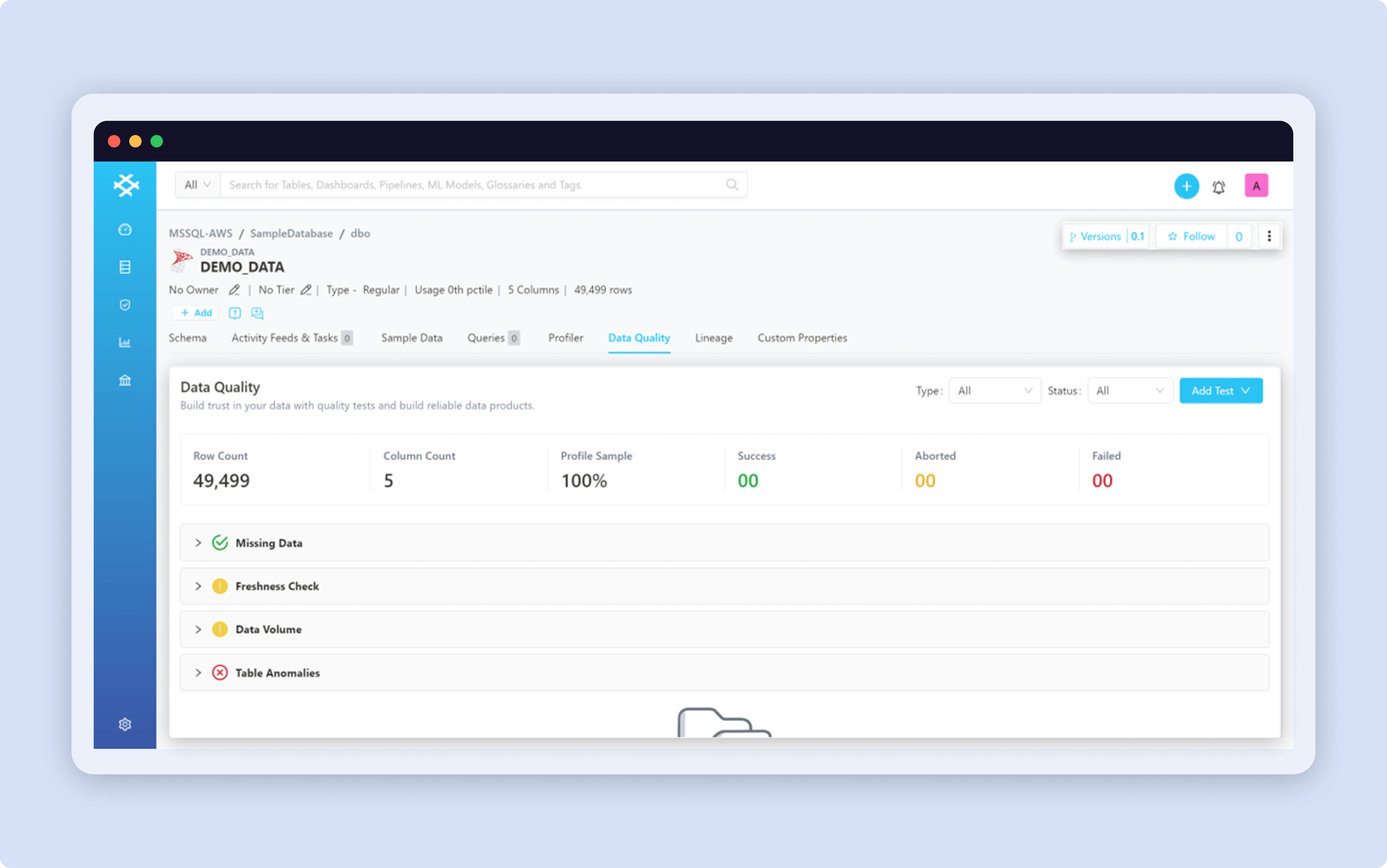 Dashboard Screenshot